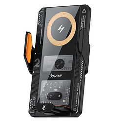 Chargeur Sans Fil Voiture 15W Induction Rapide Support Téléphone Argenté YONIS