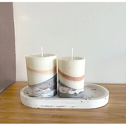 Acheter Au sycomore Coffret bougies Jesmonite - Blanc
