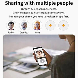 Camera De Surveillance HD 2MP Vision Nocturne Couleur Via WiFi IP66 Etanche YONIS