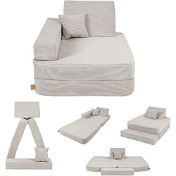 Meowbaby Canapé modulable enfant Angelove - Gris