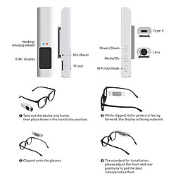 Acheter Lunettes Connectées Vidéo 2.7K Écran IPS Photo 12MP Angle Large 110° YONIS