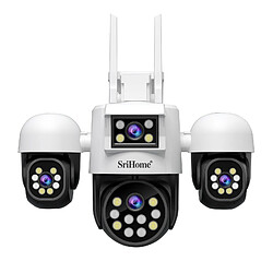 Camera De Surveillance 8MP Zoom Numérique HD Vision Nocturne Audio Bidirectionnel YONIS