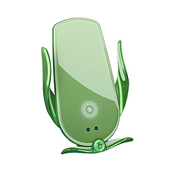 Chargeur Sans Fil Voiture Induction Infrarouge Support Téléphone Auto Ajustable Vert YONIS