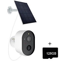 Camera De Surveillance Extérieure Solaire HD 3MP Avec Vision Nocturne 128GB YONIS