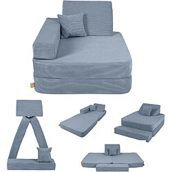 Meowbaby Demi-canapé enfant Angelove - Bleu