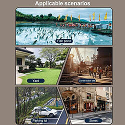 Camera De Surveillance Extérieure Solaire HD 3MP Avec Vision Nocturne 128GB YONIS