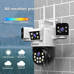 Caméra De Surveillance 8MP Vision Nocturne Couleur Audio Bidirectionnel YONIS