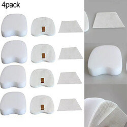 Lot de 4 filtres en mousse, filtres post-filtres et filtres en feutre pour aspirateur Shark Rocket HV320 UV330 ZS350.