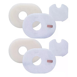 Lot de 2 filtres de rechange en mousse haute efficacité pour purificateur d'air, réutilisables, lavables et durables, compatibles avec les aspirateurs Shark HV300 et HV310
