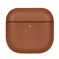 Native Union Coque pour AirPods 4 Série RE Classic en Matériaux Recyclés et Écoresponsables Marron