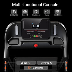 Nonesuch Tapis de course pliable ROBORE P9 pour la maison, 14 km/h, avec capteur de fréquence cardiaque, moteur sans balais 3,0 CV, capacité de charge de 136 kg