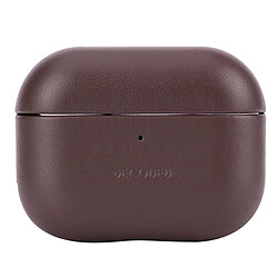 Decoded Coque pour AirPods Pro 3 en Cuir Design Élégant Série Aircase Marron