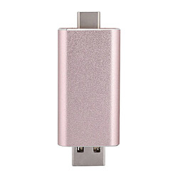 Autre Vue Disque dur externe 64 Go 4 en 1 Type CU pour iPhone et iPad or rose