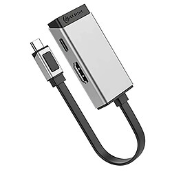 Alogic A-logic Hub USB-C vers HDMI 4K - Noir
