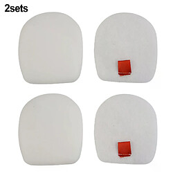 Lot de 2 filtres d'aspirateur pour Shark IZ201 IZ251, pièces de rechange et accessoires pour aspirateur sans fil en mousse et feutre