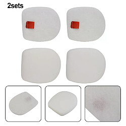 Lot de 2 filtres d'aspirateur pour Shark IZ201 IZ251, pièces de rechange et accessoires pour aspirateur sans fil en mousse et feutre