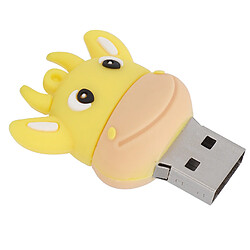 Avis Autre Vue Clé USB 16 Go en forme de vache de dessin animé, accessoires informatiques