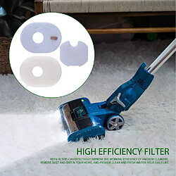 Lot de 2 filtres de rechange en mousse haute efficacité pour purificateur d'air, réutilisables, lavables et durables, compatibles avec les aspirateurs Shark HV300 et HV310