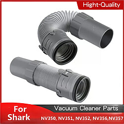 Lot de 2 flexibles d'aspiration pour aspirateur Shark Navigator Lift-Away NV350, NV351, NV352, NV356 et NV357