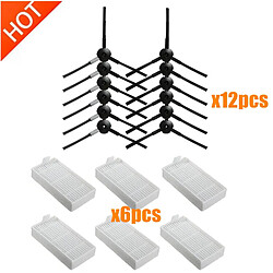 Brosse latérale, filtre à poussière principal, filtre Hepa, tampon de nettoyage pour aspirateur robot Chuwi ilife v5 v5s v3 v3s v5pro x5, pièces et accessoires