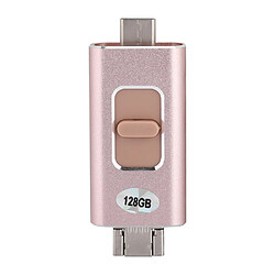 Autre Vue Disque dur externe 64 Go 4 en 1 Type CU pour iPhone et iPad or rose