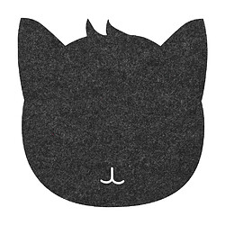Autre vue Tapis de souris chat - Gris foncé