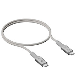 LinQ Câble USB4 USB-C vers USB-C 1m Série Procable Transfert Ultra Rapide Gris clair