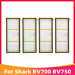Kit de recharge pour aspirateur robot Shark ION RV700 RV720 RV750 RV755, brosse latérale principale, filtre Hepa, brosse rotative, porte