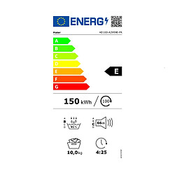 Sèche-linge pompe à chaleur 59.6cm 10kg - HD100-A2959EFR - HAIER