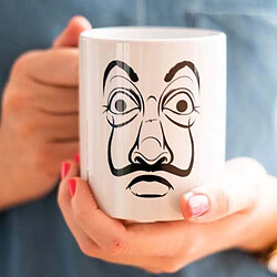 Acheter Inny Mug en Céramique 330ml Collection La Casa De Papel Solide Lavable Blanc