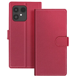 Mayaxess Étui Portefeuille 2 en 1 pour Fairphone 6 avec Coque Détachable Rouge