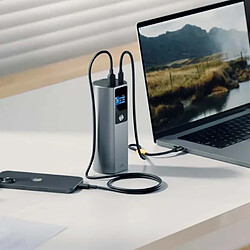 Avis Alogic A-Logic PowerBank ARK PRO 27600mAh USB 160W avec Écran et Câble Gris