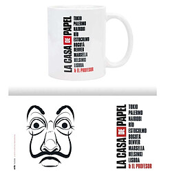 Avis Inny Mug en Céramique 330ml Collection La Casa De Papel Solide Lavable Blanc