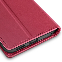 Mayaxess Étui Portefeuille 2 en 1 pour Fairphone 6 avec Coque Détachable Rouge pas cher