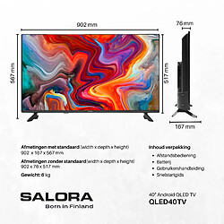 Salora QLED40TV pas cher