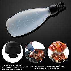 Acheter Gourmet Easy Pinceau en silicone avec distributeur 2-en-1 | Pour barbecue & pâtisserie | Résistant à la chaleur | Sans BPA