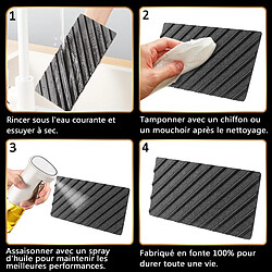 Acheter Gourmet Easy Presse à Burger angulaire en fonte | Poignée résistante à la chaleur | Presse à viande & bacon