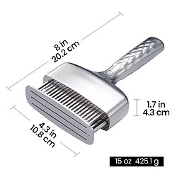 Gourmet Easy Attendrisseur de viande inox avec poignée longue | Marteau robuste à aiguilles | Garantie 5 ans | Facile à nettoyer pas cher