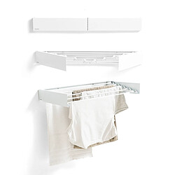 Étendoir mural pliable extensible rétractable Dryva 80 InnovaGoods