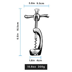 Acheter Gourmet Easy Tire-bouchon en acier inoxydable | Ouvre-vin sans résidus de liège | Résistant et élégant | Idéal maison & bar