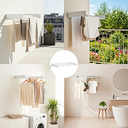 Avis Étendoir mural pliable extensible rétractable Dryva 100 InnovaGoods