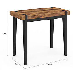 Idmarket TABLE CONSOLE EX AUSTRIA 235CM pas cher