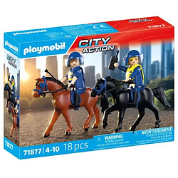 Playmobil® Playmobil 2 policiers cavaliers - City Action