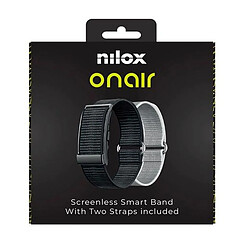 Bracelet d'activités Nilox ONAIR Noir Argenté