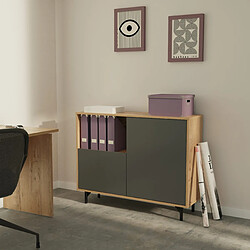 Pegane Buffet de rangement vaisselle - Gris