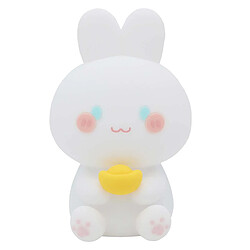Wondee Veilleuse pour Enfant Minuterie Intégré et Tactile Belyo Funny Lapin Blanc