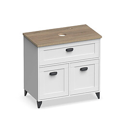 Meuble bas de salle de bain Pegane
