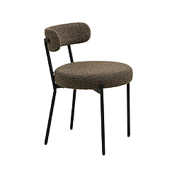 Avis Lisa Design Ivanec - lot de 2 chaises - en tissu bouclette