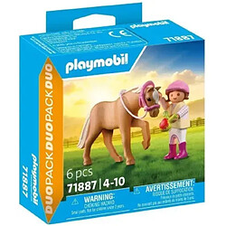 Playmobil® Playmobil Duo fillette avec poney
