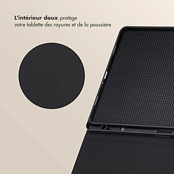 SELENCIA Coque tablette Sabi avec imprimé léopard Samsung Galaxy Tab A9 Plus - Midnight Black pas cher